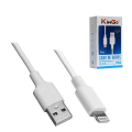 CABO DE DADOS USB P/ IPHONE 5/6/7 2.1A C/ 1,0M KINGO - 2100002016770