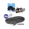 CABO HDMI FLAT 2.0 C/ 3,0M 15 PINOS MALHA KNUP - KP-H4K02 3M